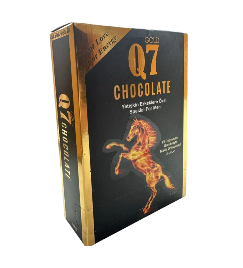 Gold Q7 Original Chocolate Energizing For Men , 1 piece bar - Image 2