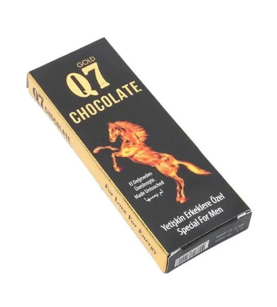 Gold Q7 Original Chocolate Energizing For Men , 1 piece bar